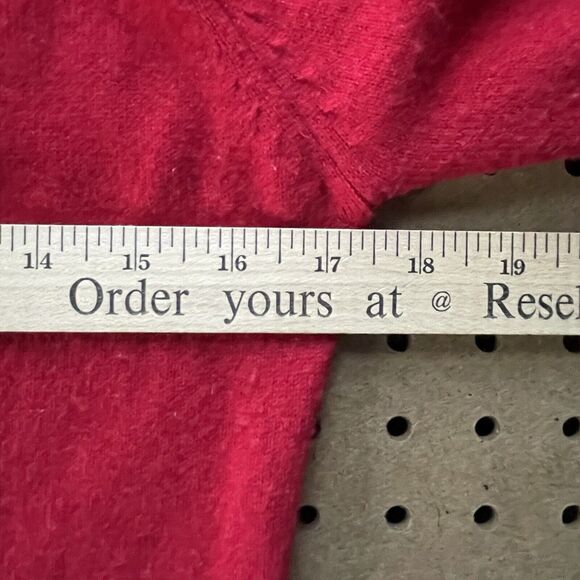 Zadig & Voltaire Deluxe Women’s V-Neck Sweater 100% Cashmere Red Size Small - Picture 8 of 10